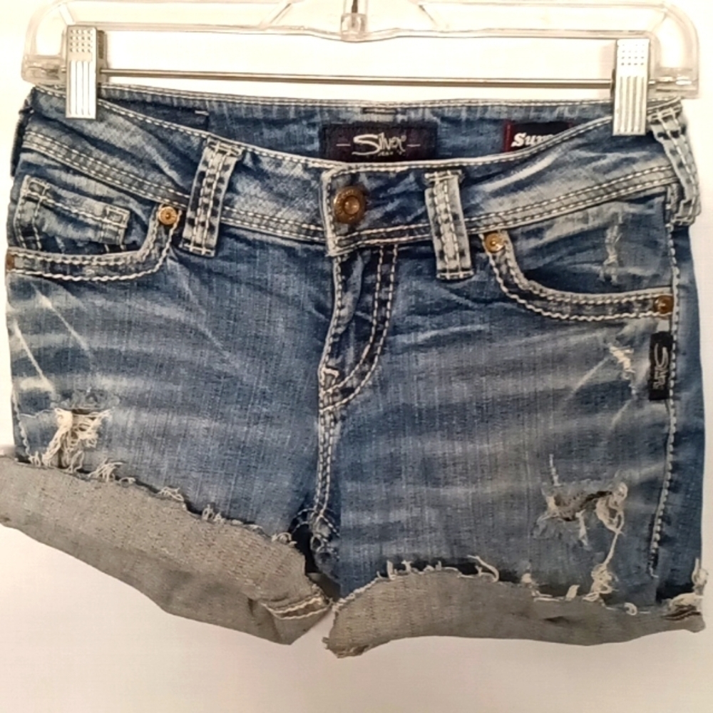 Silver Jeans Suki 26 Cut off Shorts - Picture 4 of 9